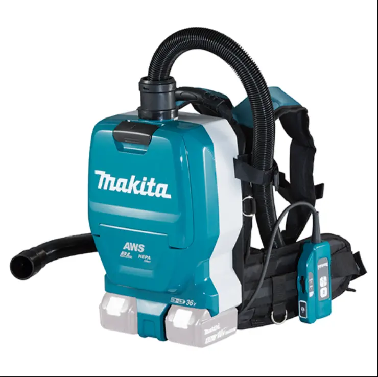 DVC265 : ASPIRADORA DE MOCHILA INALÁMBRICA 18Vx2 = 36V LXT BL MOTOR +FILTRO HEPA (COMPATIBLE AWS)