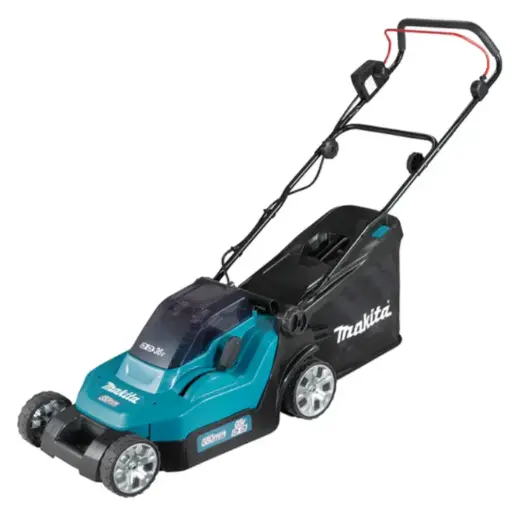 DLM382: Cortacésped a Baterías impulsado, 21″ (530 mm) 2300 m2, 4 puertos, 18V+18V (36V) LXT BL